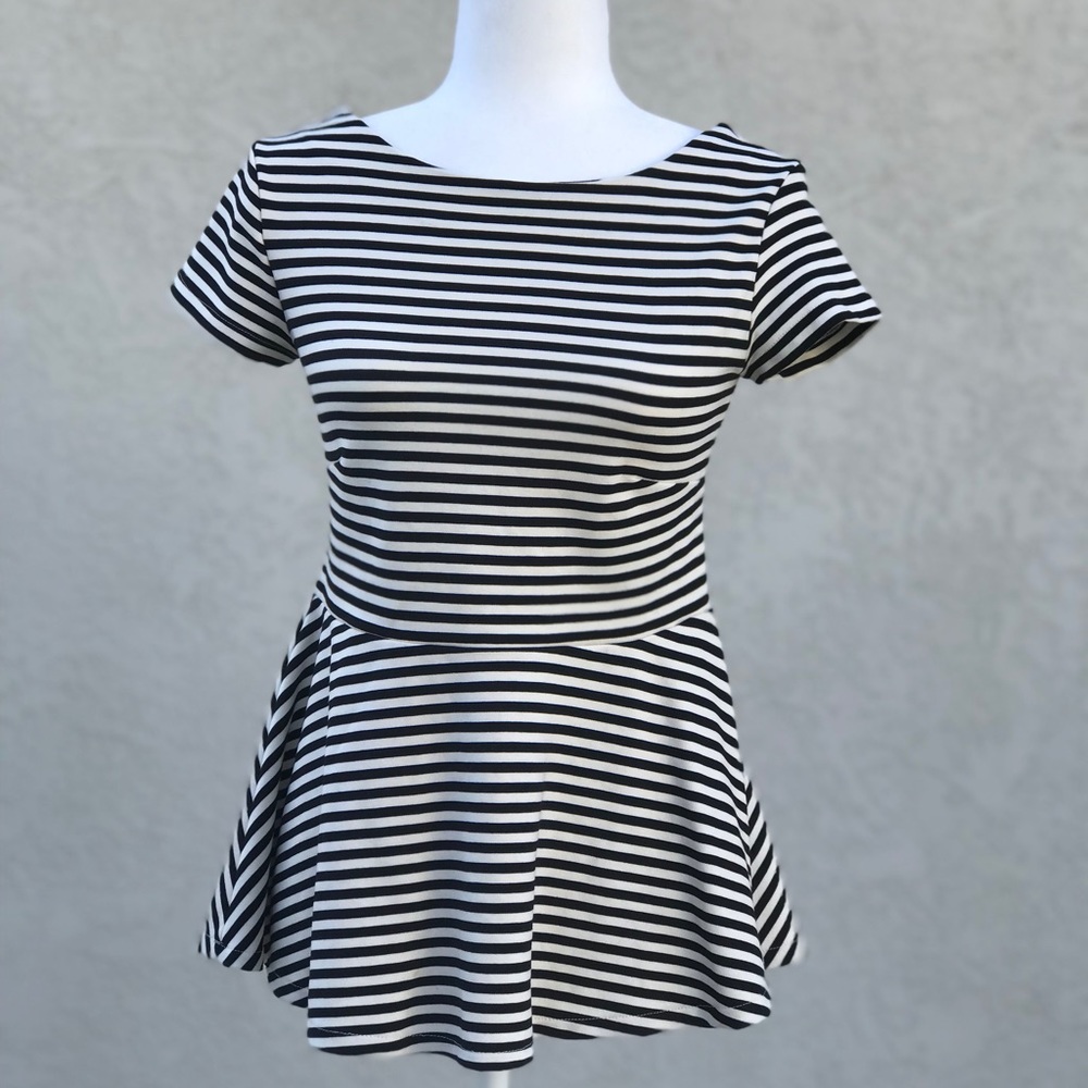 Zara Knit Peplum Top